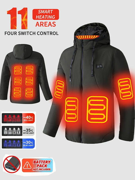 Men's Heated Button-Front Jacket – main product image