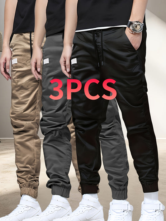 Men's Jogger Pants - Drawstring Waist With Pockets – Mixed colors – main product image