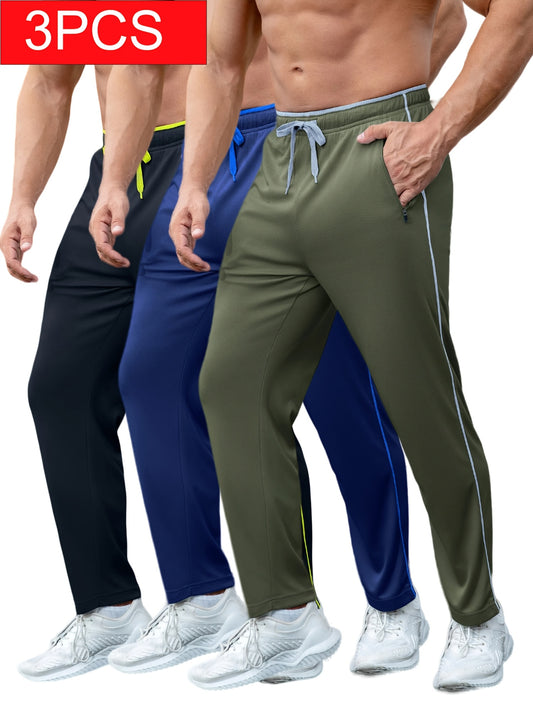 Men's Jogger Pants - Regular Fit With Pockets – Sizes S–XXXL – Black option – main product image