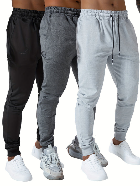 Men's Jogger Pants - Stretch Comfort – 6-Color Selection – Black option – main product image