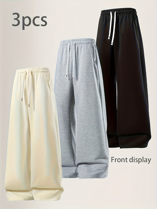 Men's Jogger Pants - Stretch With Pockets – Silver gray black – main product image