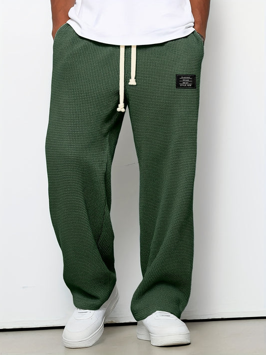 Men's Jogger Pants - Wide Leg – White option – main product image