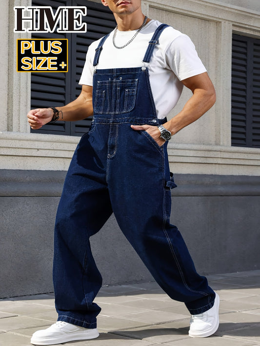 Men's Jumpsuit - Denim-Look – Navy option – main product image