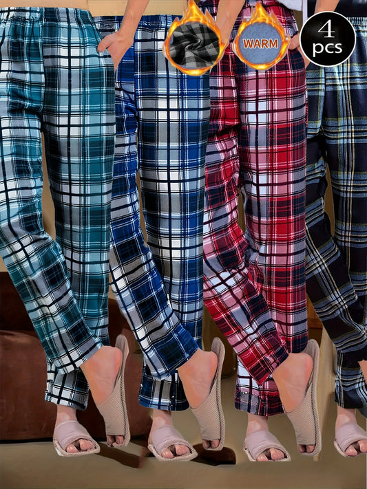 Men's Pajama Pants - Plaid – 4pcs Colorway 05605 – main product image
