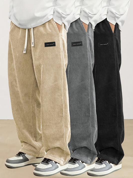 Men's Pants - Everyday Comfort – Sizes S–XXXL – Black option – main product image
