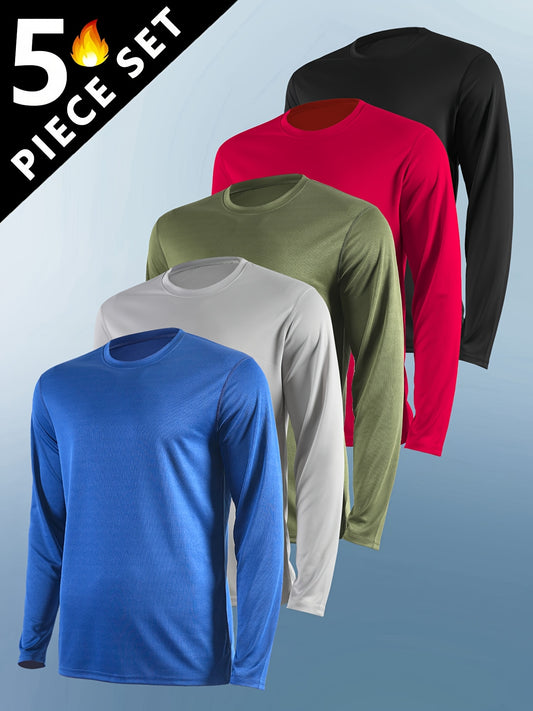 Men's Performance Shirt - Classic Neck Long Sleeve – Sizes S–XXL – main product image