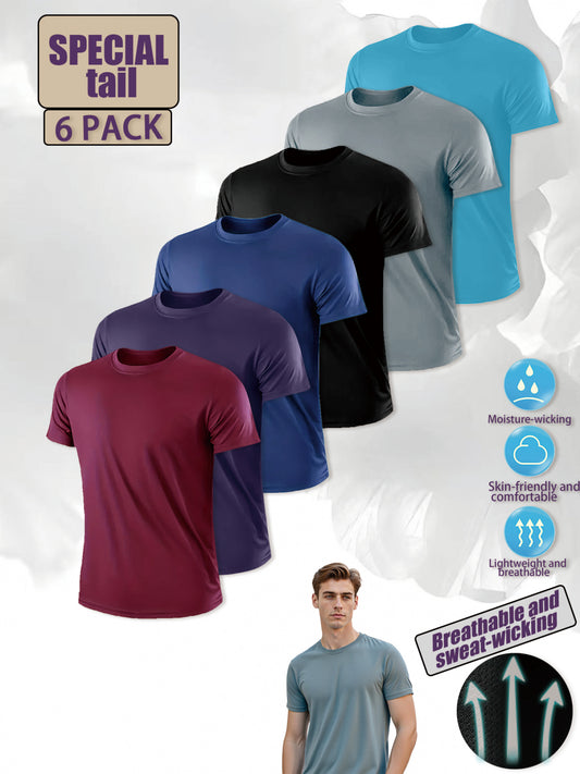 Men's Performance T-Shirt - Crew Neck Short Sleeve – Sizes S–XL – main product image