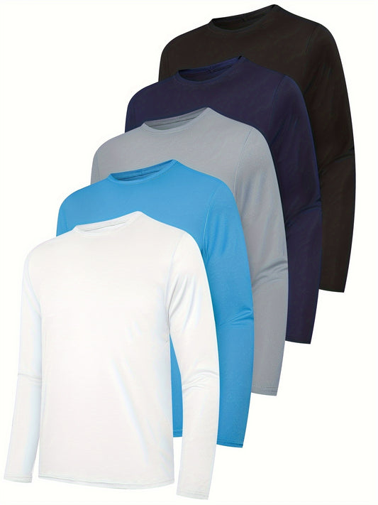 Men's Performance T-Shirt - Round Neck Long Sleeve – Sizes S–XXL – main product image