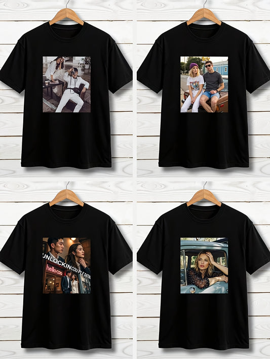 Men's Performance T-Shirt - Round Neck Short Sleeve – Black – Black option – main product image