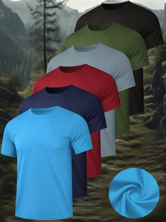 Men's Performance T-Shirt - Round Neck Short Sleeve Streetwear – Regular fit – main product image