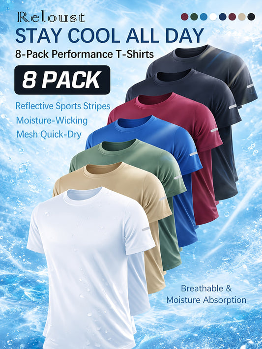 Men's Performance T-Shirt - Round Neck Short Sleeve Streetwear – Relaxed fit – main product image