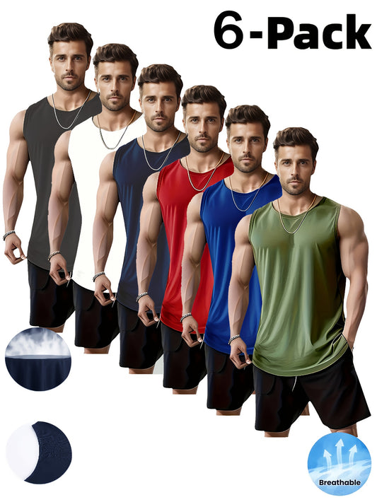 Men's Performance Tank Top - Classic Neck Sleeveless – Colorway 34117 – main product image