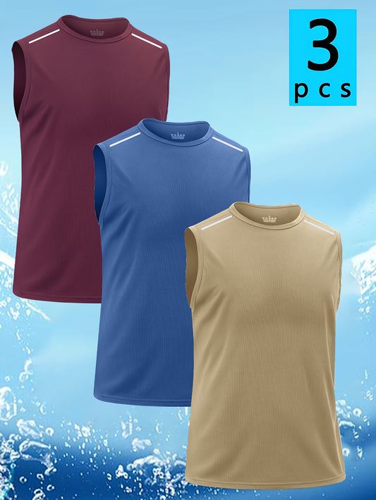 Men's Performance Tank Top Multipack - Breathable Quick-Dry Value Set – pieces mixed color – main product image