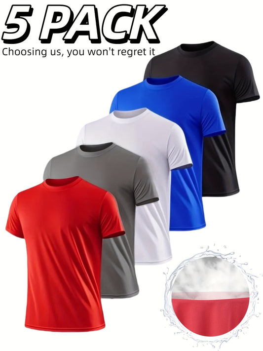 Men's Plaid Performance T-Shirt - Crew Neck – main product image