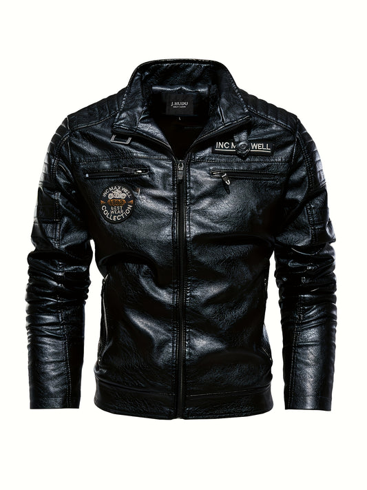 Men's Relaxed Zip-Up Jacket – Black option – main product image