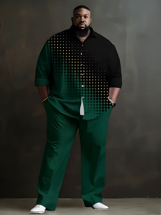 Men's Shirt and Pants Set - Letter Print – main product image