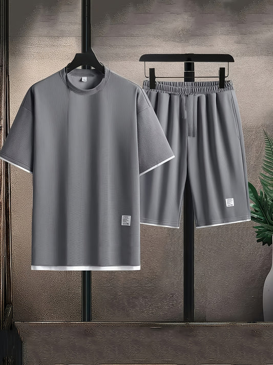 Men's Shorts Outfit Set – Gray option – main product image