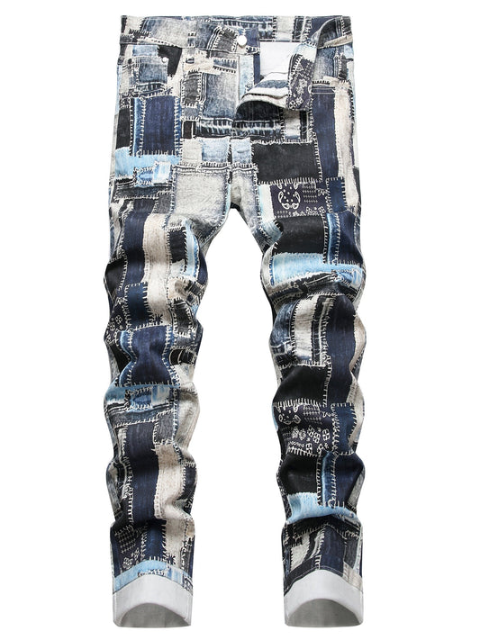 Men's Slim Fit Jeans - Vintage Wash Clean Finish Weekend – main product image
