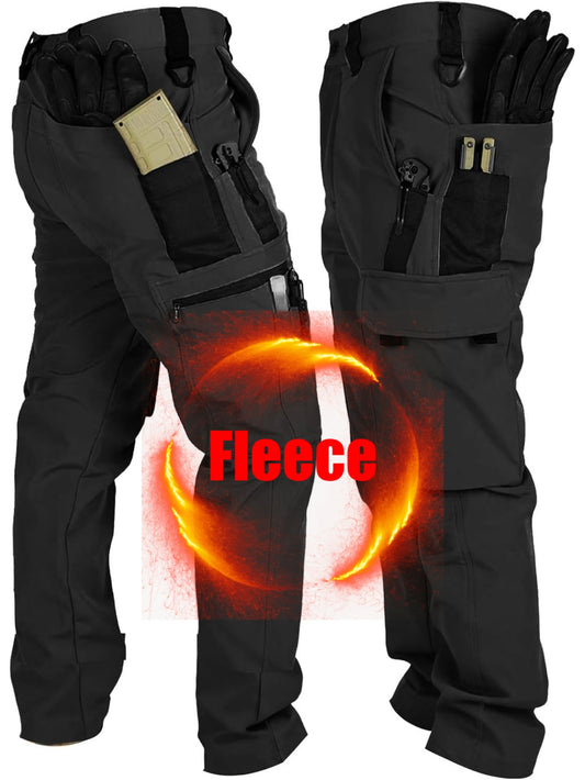 Men's Snow Pants - Water Resistant With Pockets – brown option – main product image