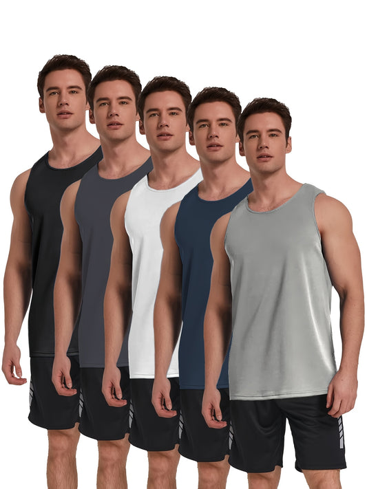 Men's Solid Color T-Shirt - Sleeveless – main product image
