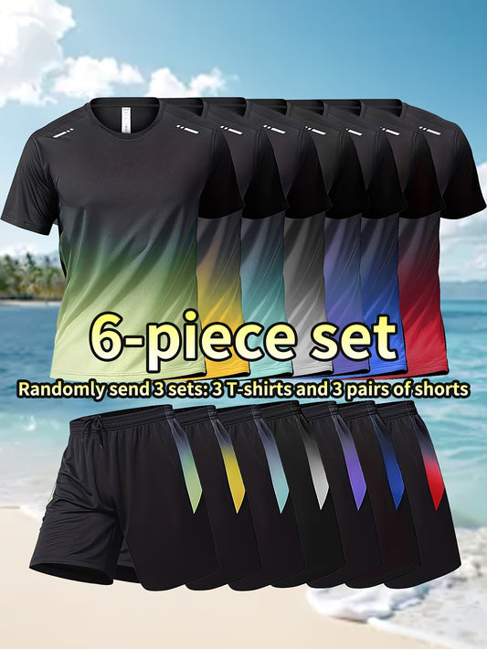 Men's Sportswear Set 6-Piece - Zipper Pocket Styles – main product image