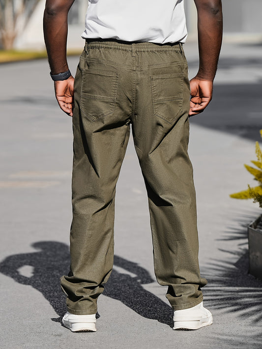 Men's Straight Leg Jeans - Classic Wash Clean Finish Streetwear – fern green – main product image