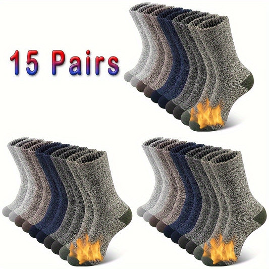 Men's Thermal Socks - 15-Pair Pack – main product image