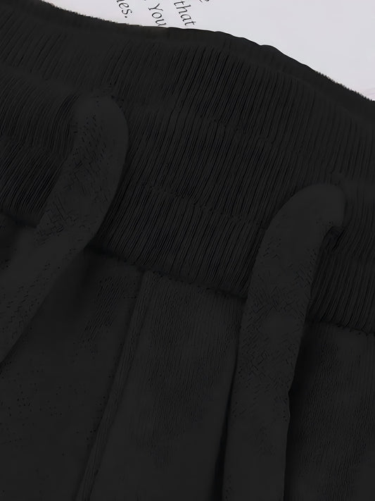 Men's Track Pants - Drawstring Waist With Pockets – Black option – main product image