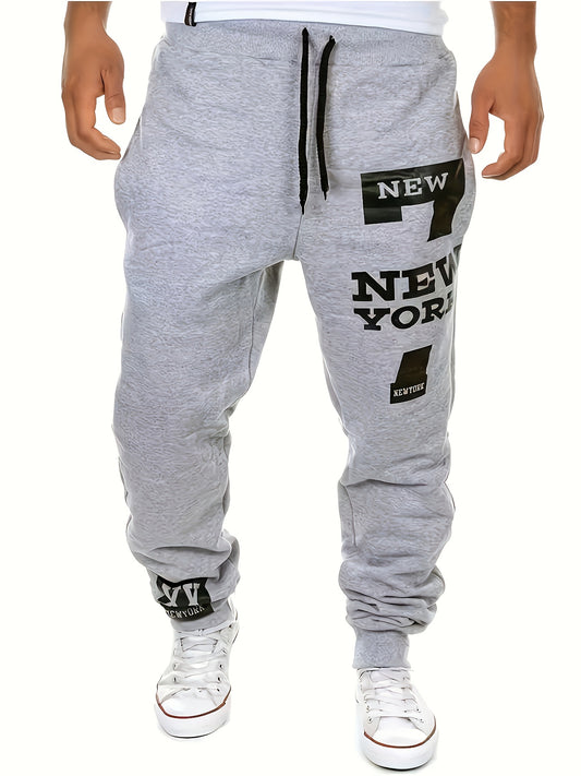 Men's Track Pants - Stretch With Pockets – Sizes S–XXL – White option – main product image