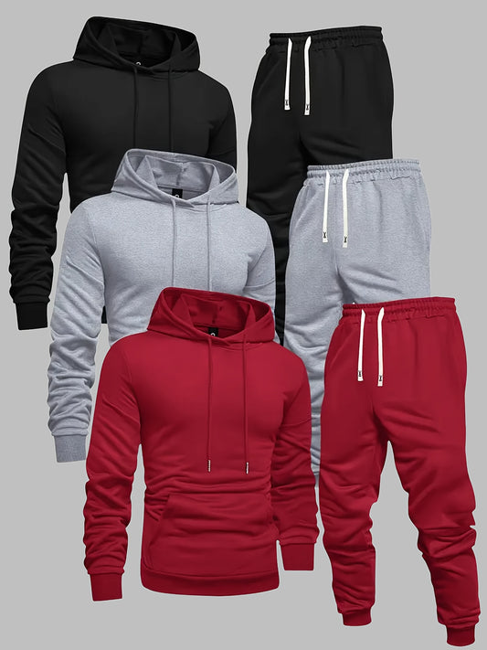 Men's Tracksuit Jacket and Pants Set - Coordinated Cold-Weather Style – main product image