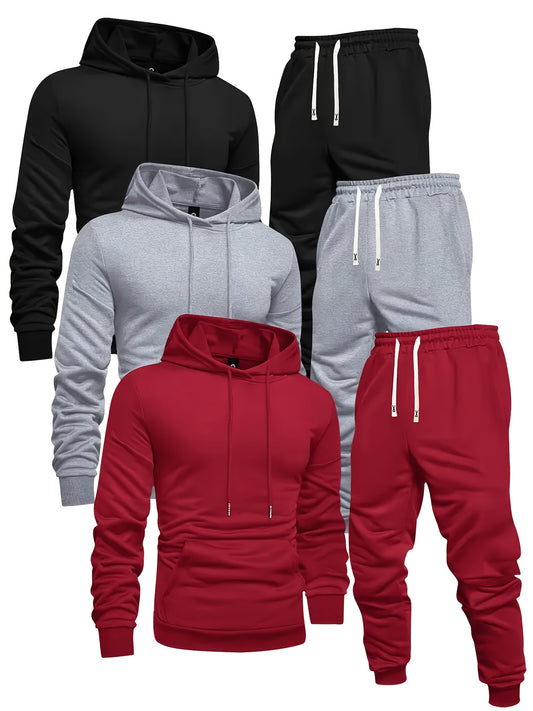 Men's Tracksuit – Men's Mixed colors Polyester Long-Sleeve Pants – main product image