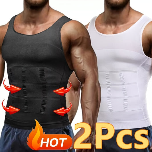 Men's Two-Piece Outfit Set - Sleeveless – 3-Color Selection – main product image