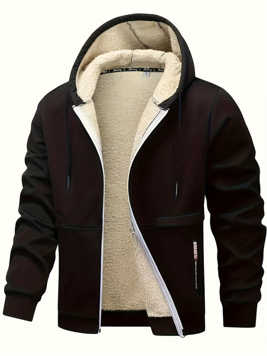Men's Versatile Fleece Zip-Up Hoodie – main product image