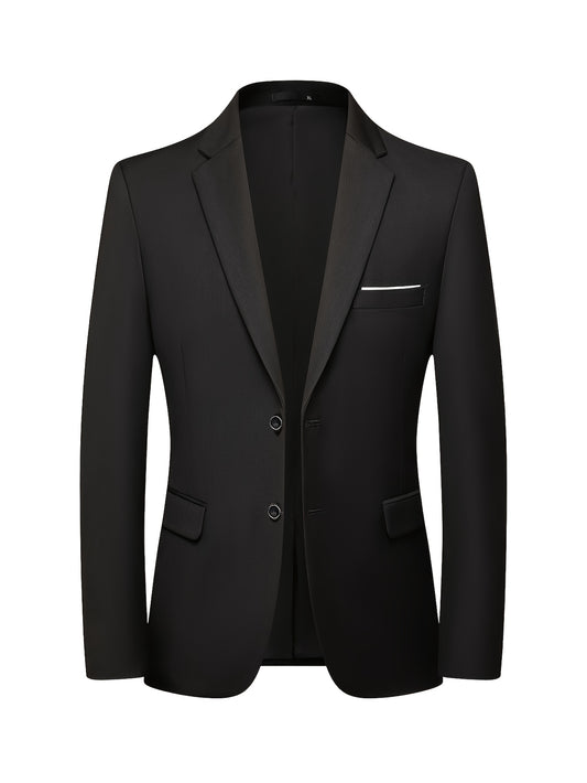 Men's Versatile Pullover Blazer – Black option – main product image