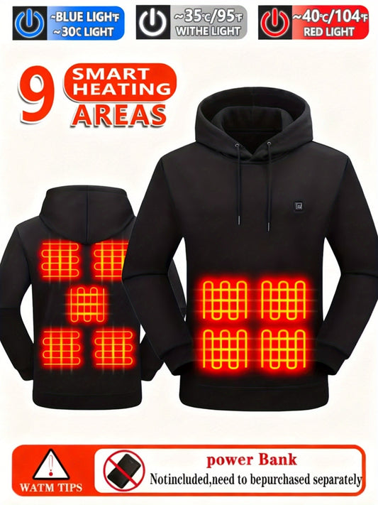 Men's Versatile Pullover Hoodie – Black – Black option – main product image