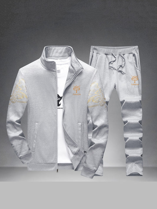 Men's Versatile Zip-Up Cardigan – Black – main product image