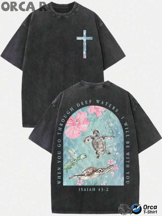 Men's Vintage Oversized T-Shirt - Round Neck Short Sleeve – main product image