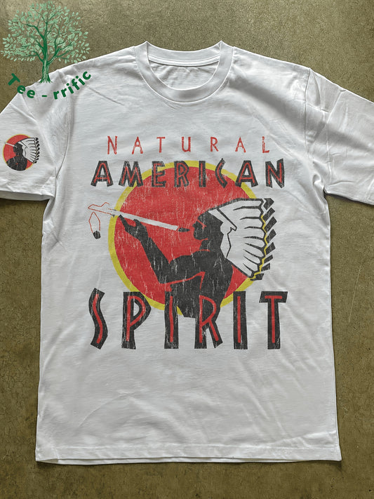 Men's Vintage T-Shirt - Round Neck Short Sleeve – White – main product image