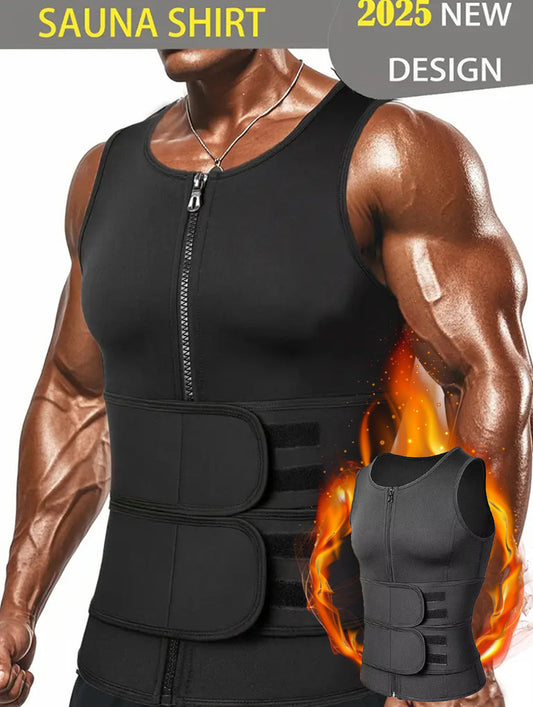 Men's Waist Trainer Shapewear – Black option – main product image