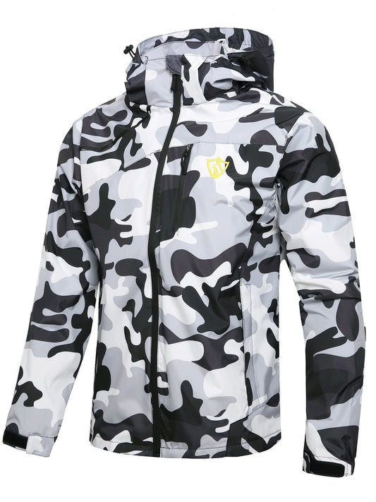Men's Waterproof Pullover Coat – Grey option – main product image