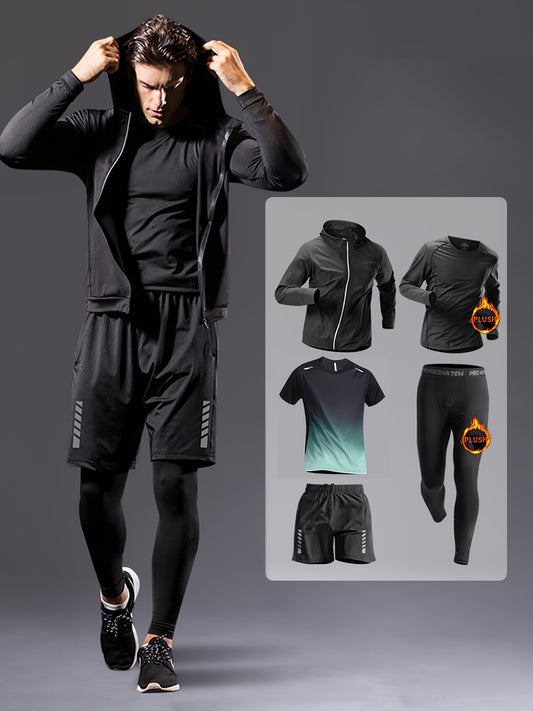 Men's Workout Shorts - Stretch Comfort – 5-Color Selection – main product image