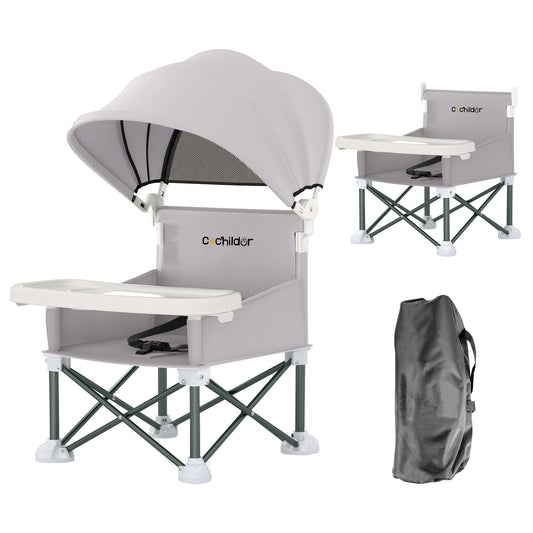 Portable Baby Booster Seat - Detachable Feeding Tray – main product image