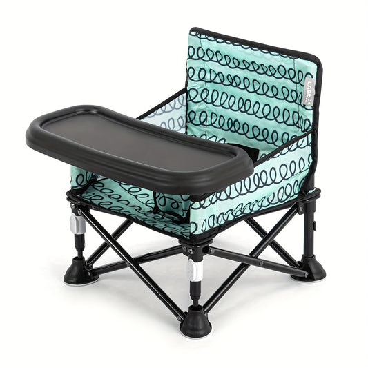 Portable Baby Chair - Foldable Tray Camping Seat – main product image