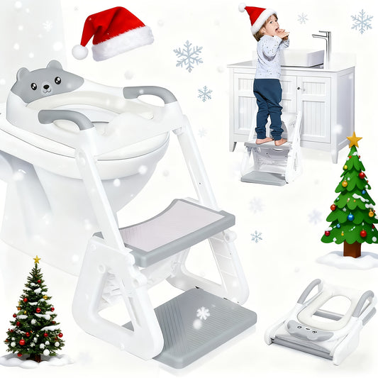 Potty Training Seat - Adjustable 2-In-1 Toilet Step – main product image