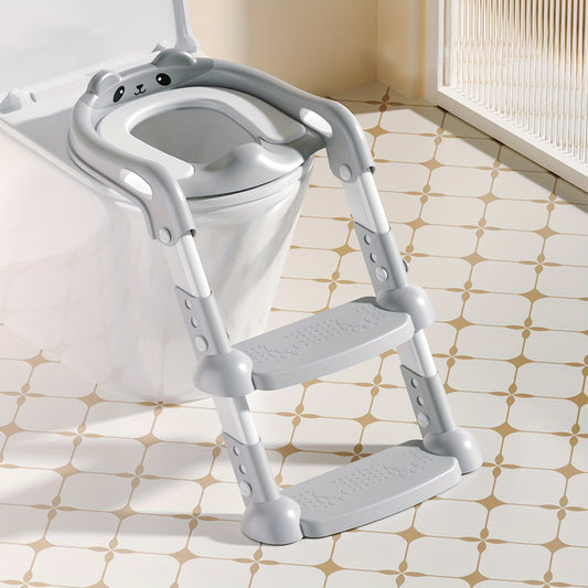 Potty Training Seat - Adjustable Soft 2-Step Ladder – main product image