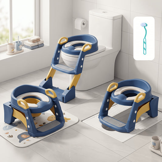 Potty Training Seat - Foldable Adjustable Soft Toilet – main product image