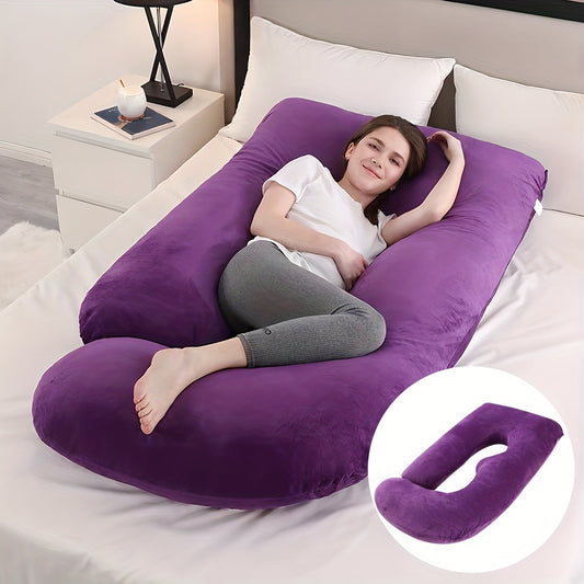 Pregnancy Pillow - 62-inch J-shaped Full-body Maternity – main product image
