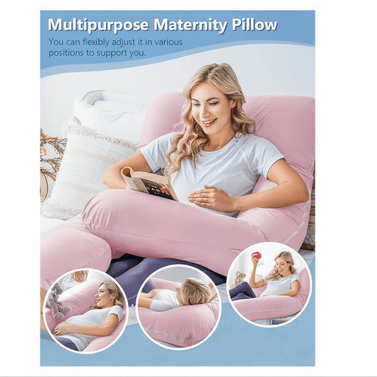 Pregnancy Pillow - U-Shaped Full-Body Maternity Sleeping – main product image