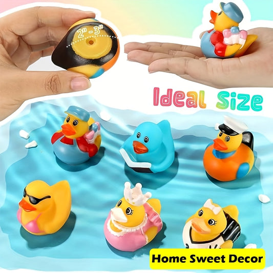 Rubber Duck Bath Toys - Assorted Mini Bulk Pack – main product image
