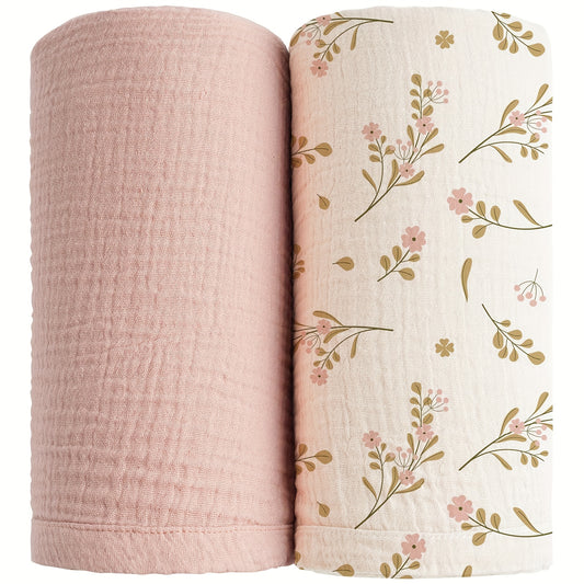 Swaddle Blanket - 2-pack Breathable Muslin Soft – main product image